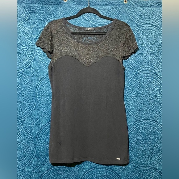 Guess Tops - Black Lace Top